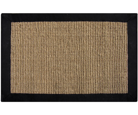 Small Black Border Indoor Mat
