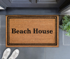 Beach House Doormat 75x45cm
