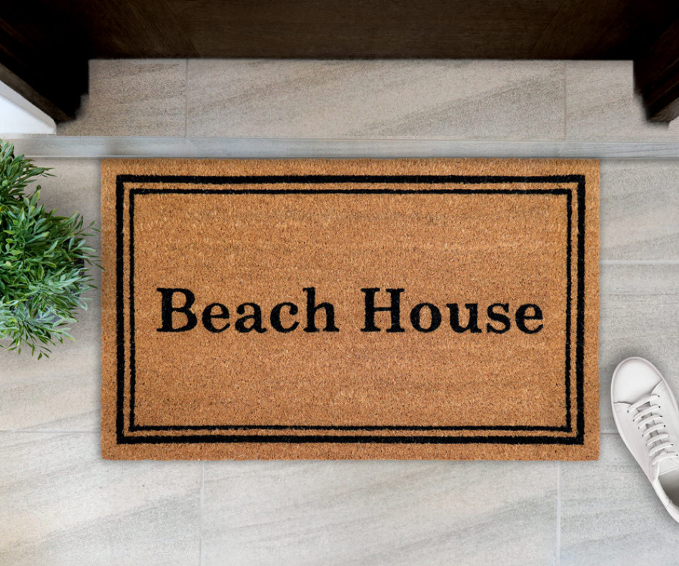 Beach House Doormat 75x45cm