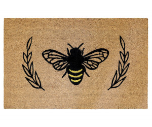 Honeybee Laurel Doormat 80x50cm