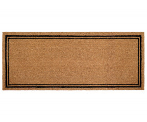 Cheshire Long Black Border Doormat 110x45cm