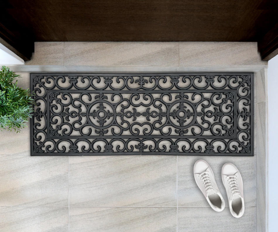 Long Brooklyn Rubber Doormat 120x45cm