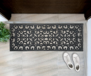 Long Brooklyn Rubber Doormat 120x45cm