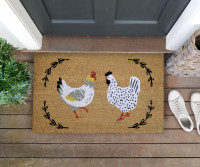Tilbury Farm Chickens Doormat 80x50cm