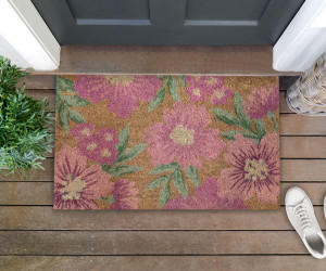 Wild Rose Pink Doormat 75x45cm