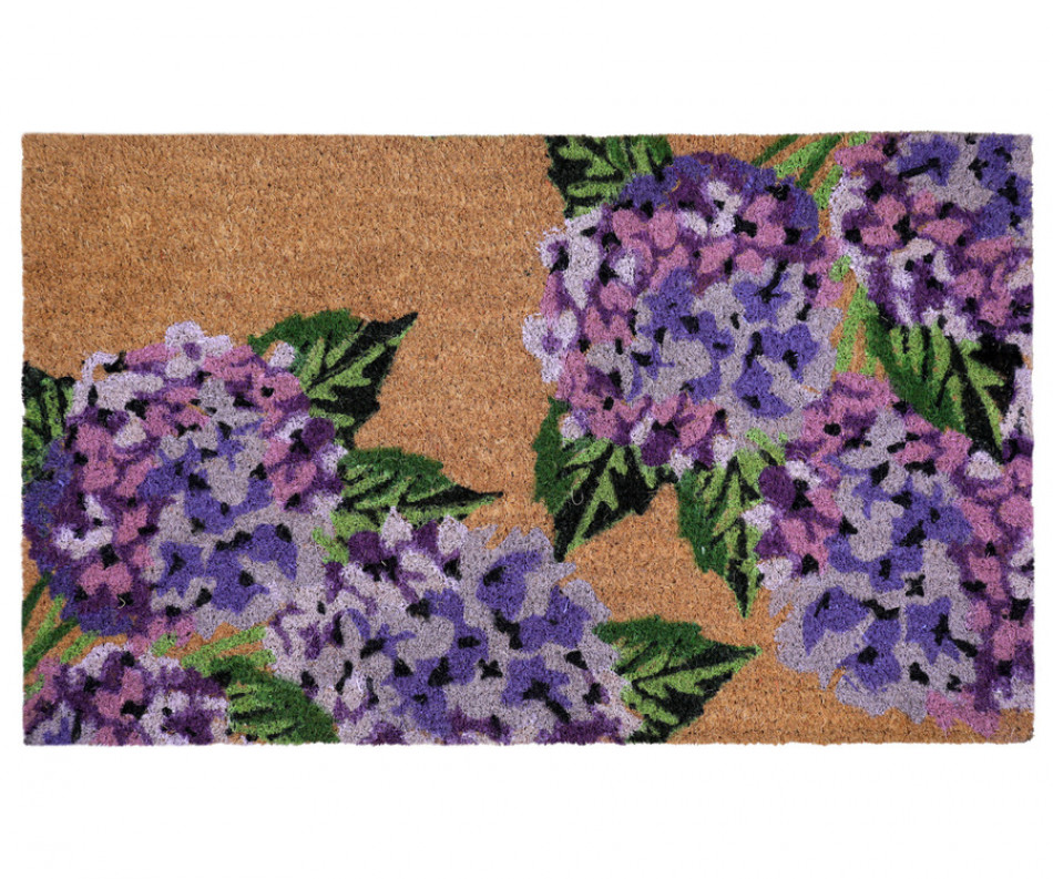 Amethyst Hydrangeas Door Mat 75x45cm