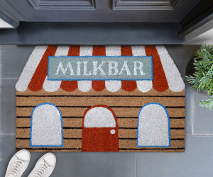 Retro Milkbar Doormat 80x50cm