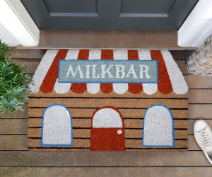 Retro Milkbar Doormat 80x50cm