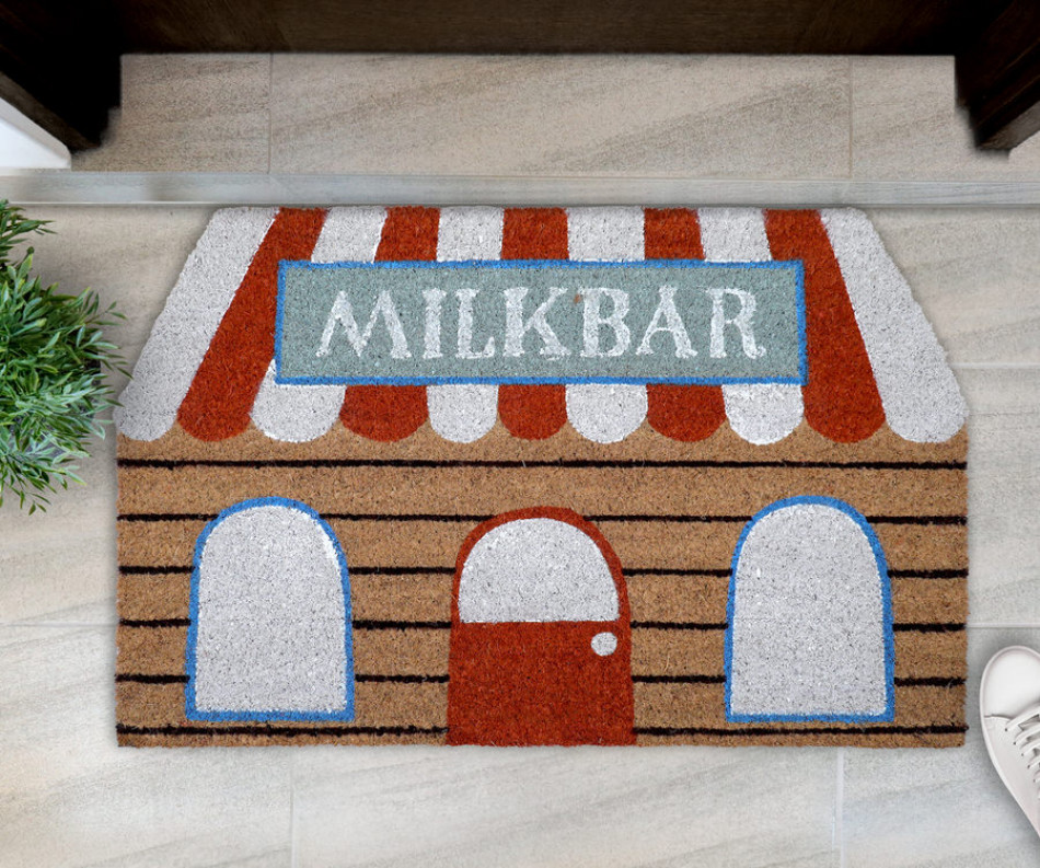 Retro Milkbar Doormat 80x50cm