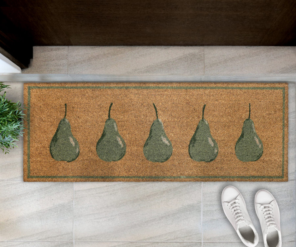 Long Eaton Green Pears Doormat 120x45cm