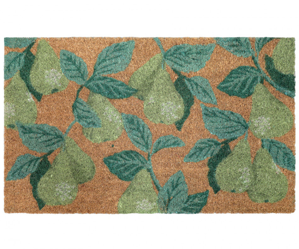 Verdant Green Pears Doormat 75x45cm