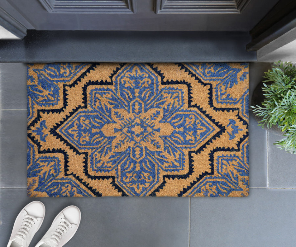 Azure Starburst Doormat 75x45cm