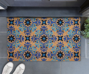 Andalusian Blue Doormat 75x45cm