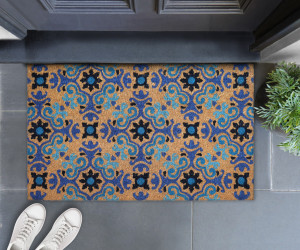 Andalusian Blue Doormat 75x45cm