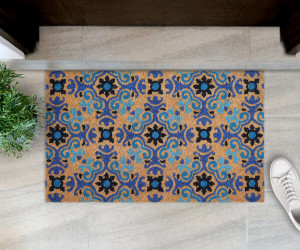 Andalusian Blue Doormat 75x45cm