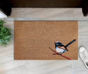 Fairy Wren Door Mat 75x45cm