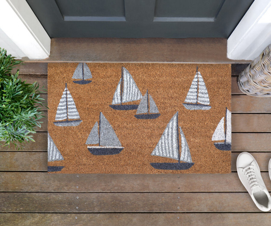 Harbour Sails Yacht Doormat 75x45cm