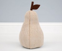 Orchard Pear Doorstop - Beige