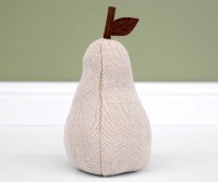 Orchard Pear Doorstop - Beige