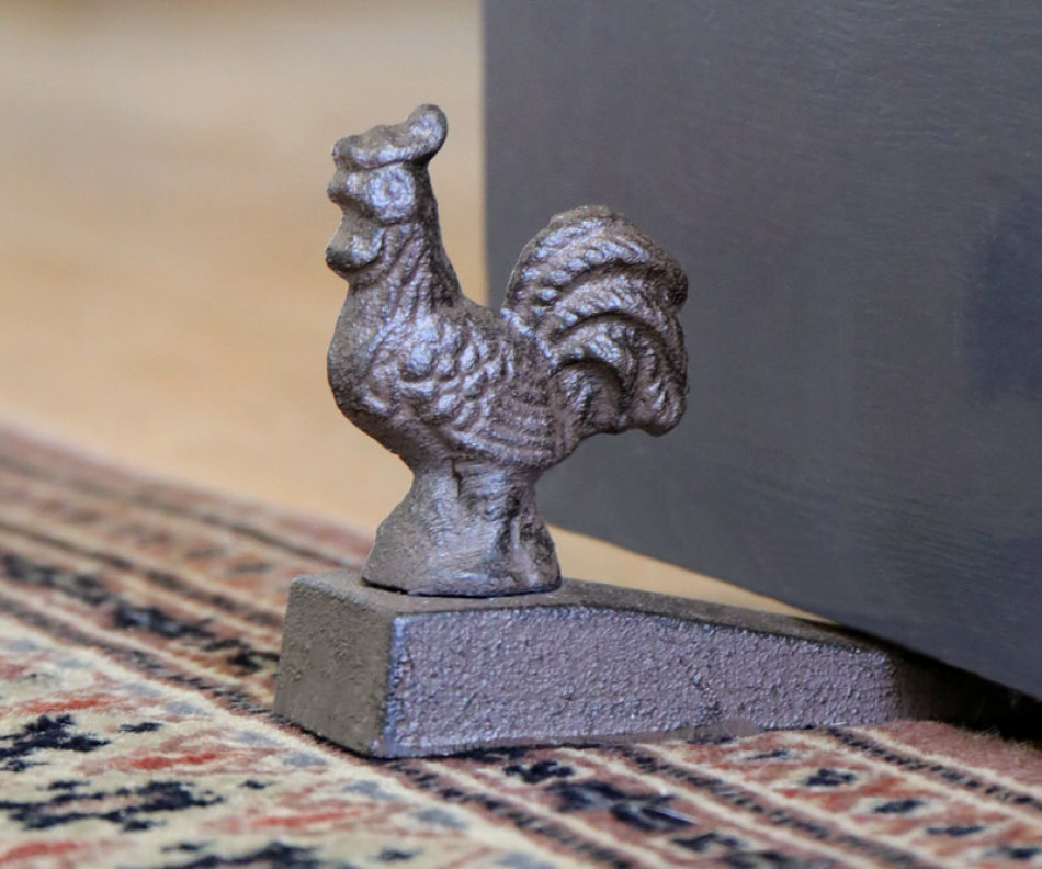 Rusty the Rooster Door Wedge