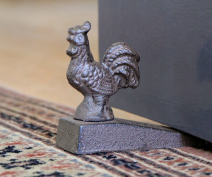 Rusty the Rooster Door Wedge