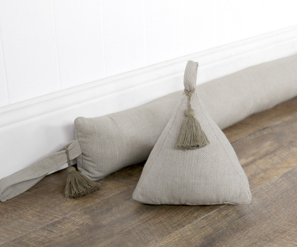 120cm Stamford Oatmeal Draftstopper - Thick