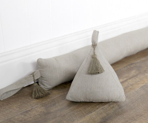 120cm Stamford Oatmeal Draftstopper - Thick