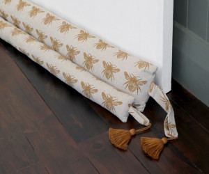 120cm Mustard Honey Bee Draft Stopper - Thick