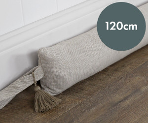 120cm Stamford Oatmeal Draftstopper - Thick