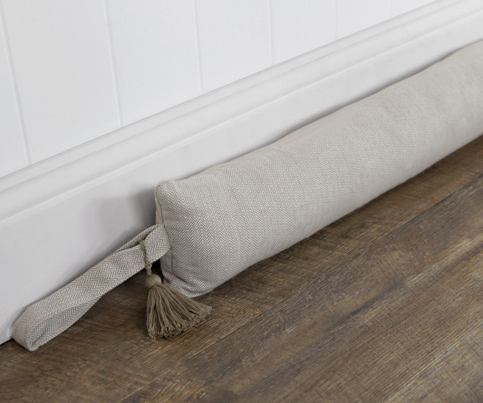 120cm Stamford Oatmeal Draftstopper - Thick