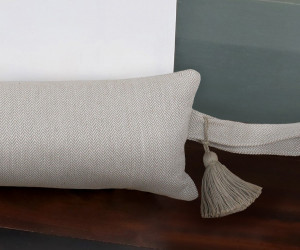 90cm Stamford Oatmeal Draftstopper - Thick