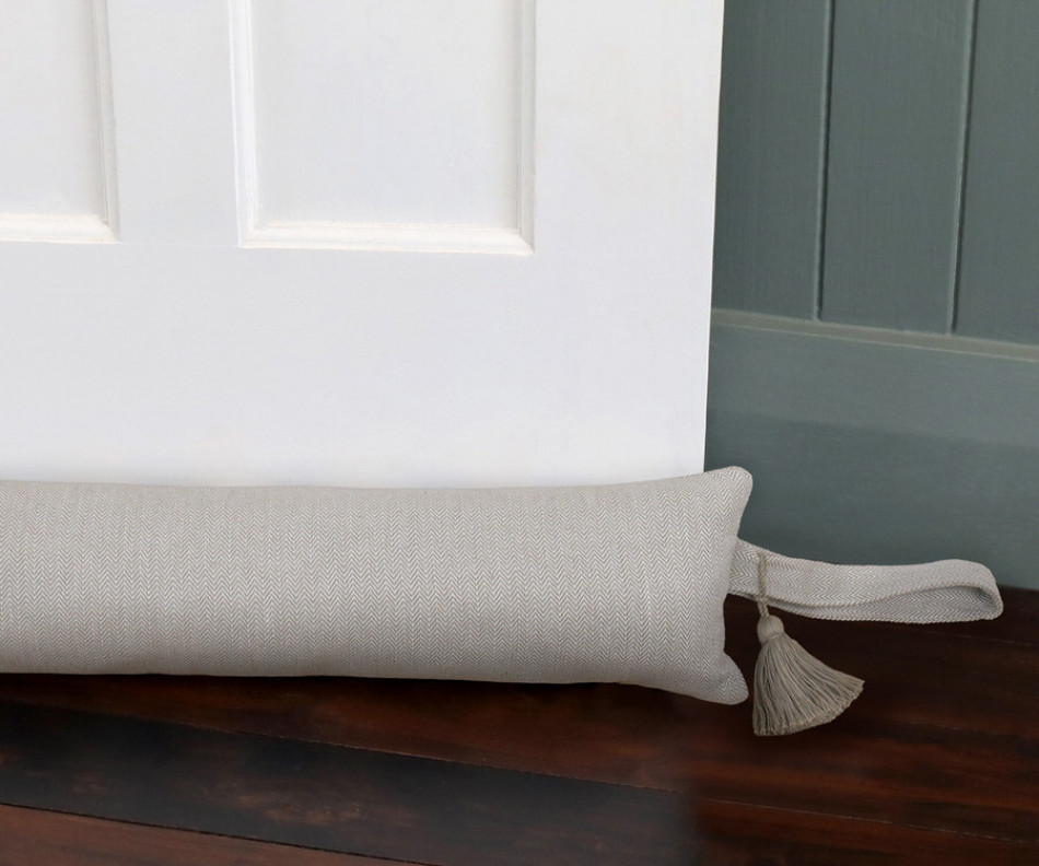 90cm Stamford Oatmeal Draftstopper - Thick