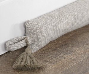 90cm Stamford Oatmeal Draftstopper - Slim