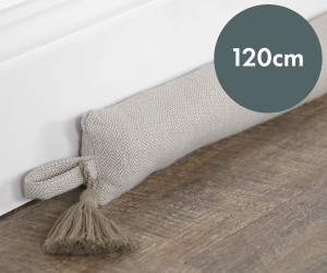 120cm Stamford Oatmeal Draftstopper - Slim