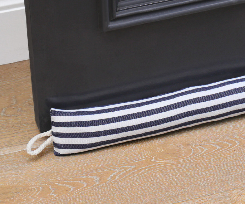 Longbeach Navy Stripe Draftstopper