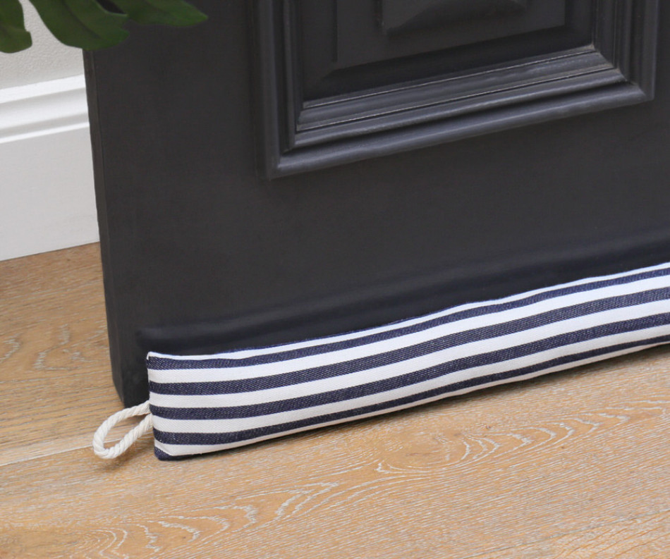 Longbeach Navy Stripe Draftstopper