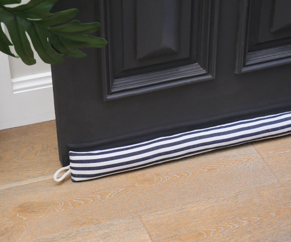 Longbeach Navy Stripe Draftstopper