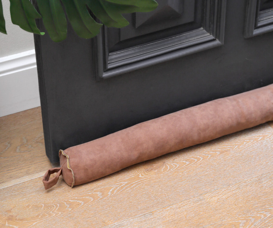 Farnham Tan Suede Door Snake / Draftstopper